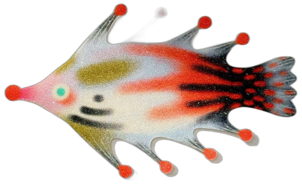 Spiky Fish Sticker