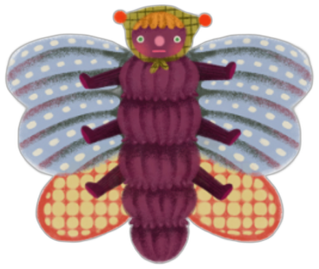 Susie Butterfly Sticker