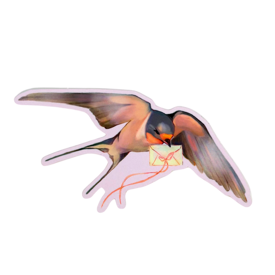 Love Letter Swallow Sticker