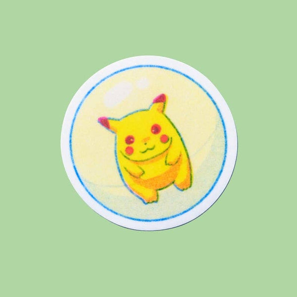 Free Him! Pikachu Bouncy Ball Sticker